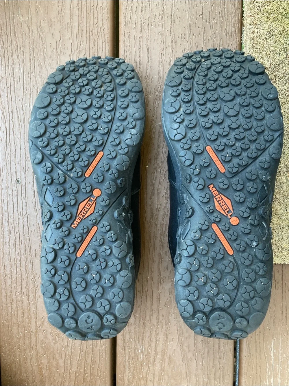 Merrell size 9 Men’s Jungle Moc Air Cushion Pro black slip on shoes